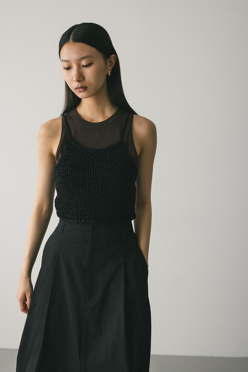 ハンドメイドニットビスチェ