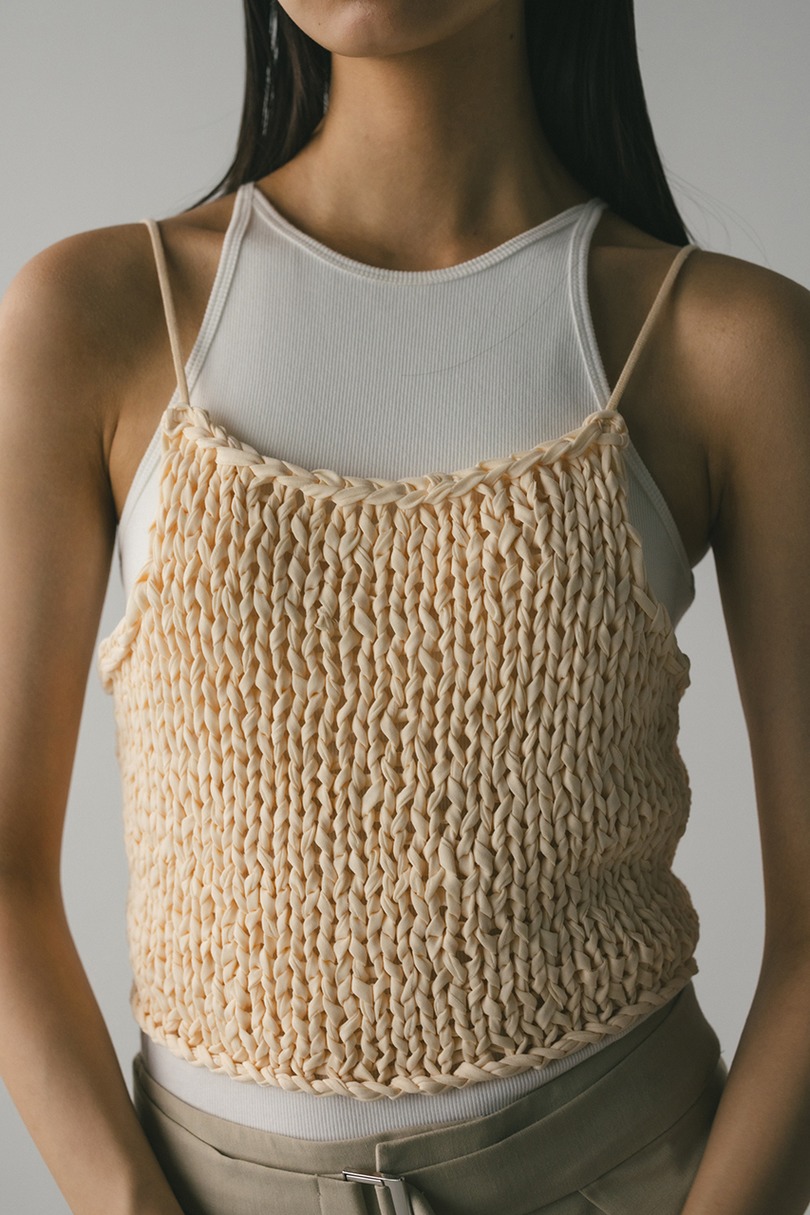 ハンドメイドニットビスチェ 詳細画像 BEG 5