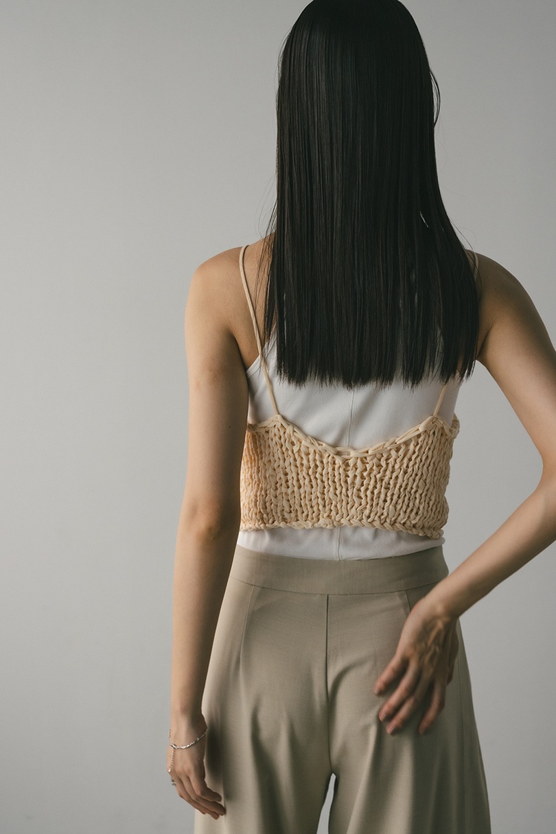 ハンドメイドニットビスチェ 詳細画像 BEG 7