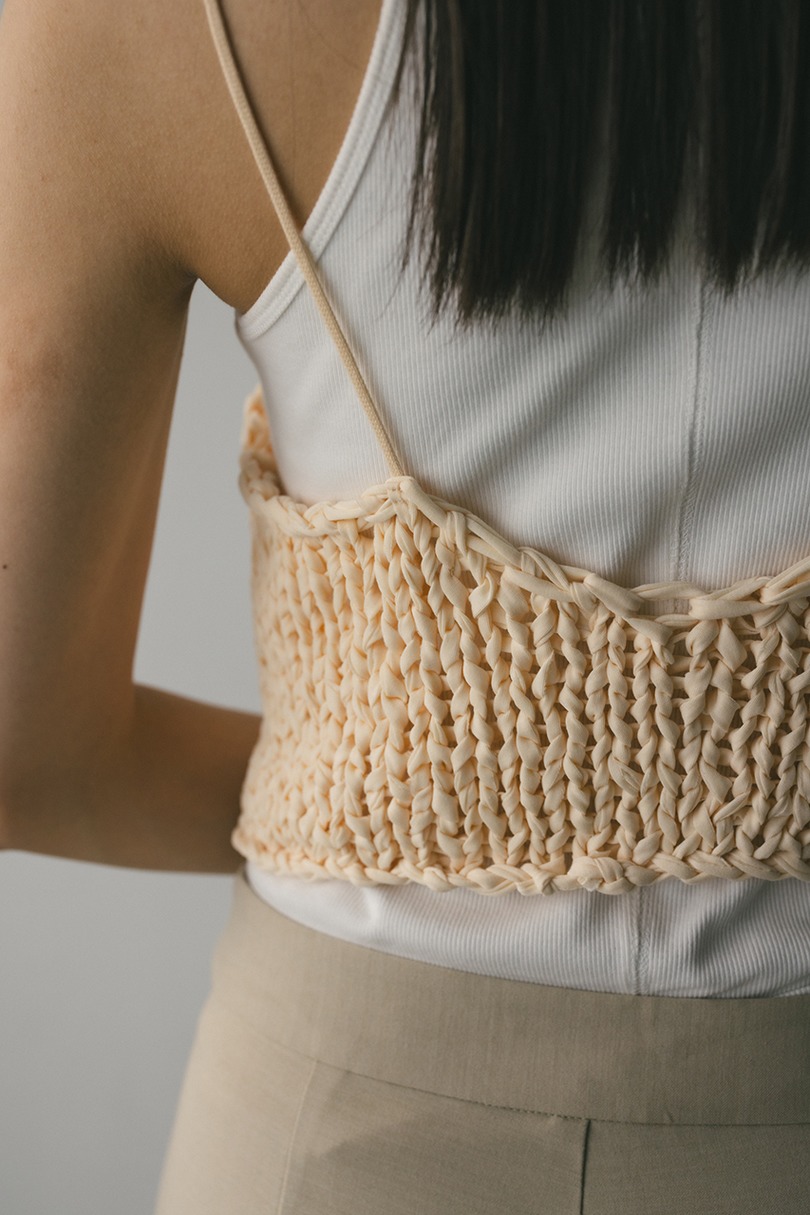 ハンドメイドニットビスチェ 詳細画像 BEG 8