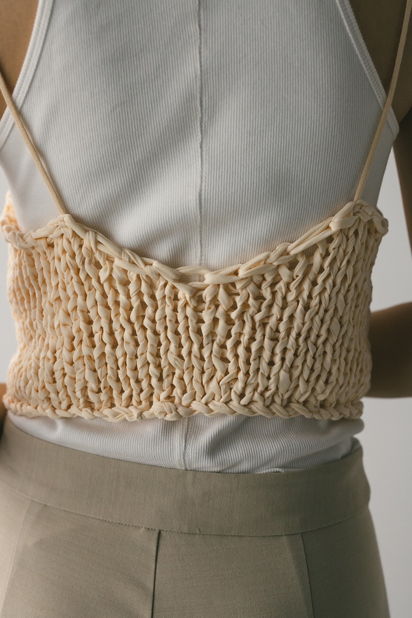 ハンドメイドニットビスチェ 詳細画像 BEG 9