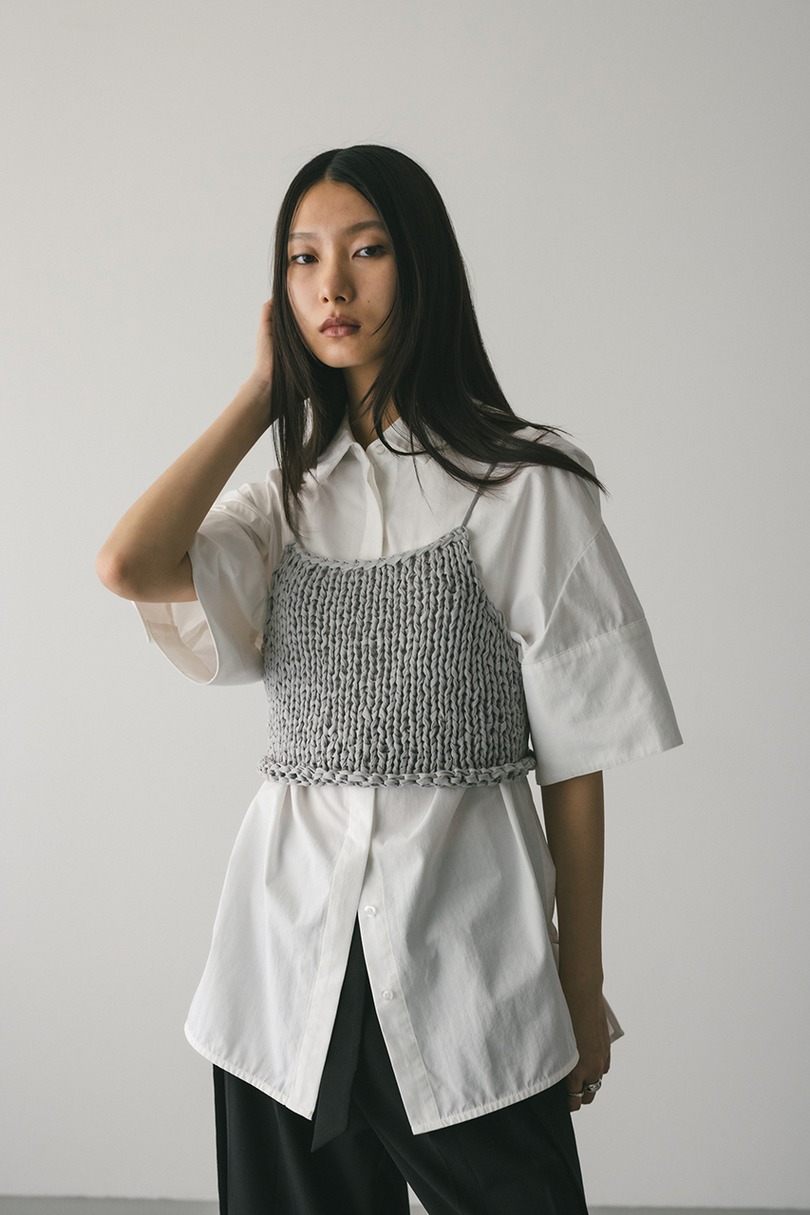 ハンドメイドニットビスチェ