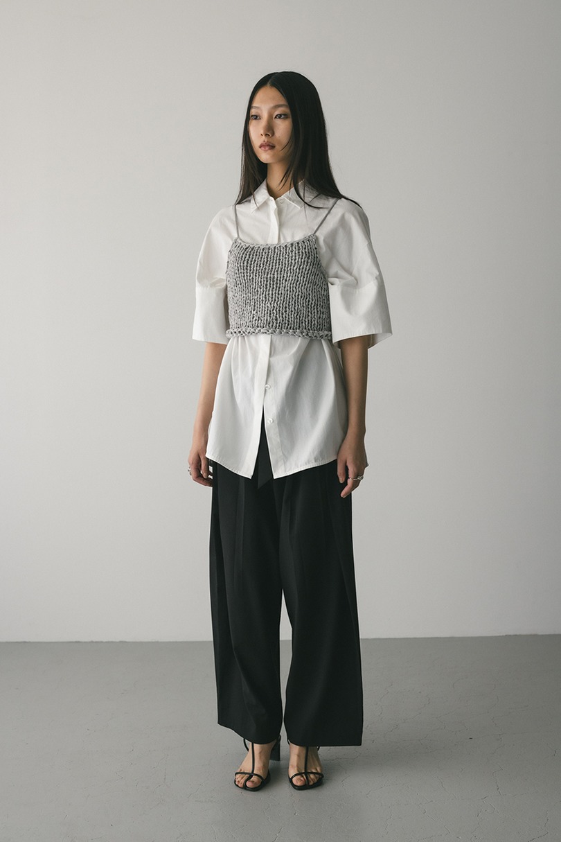 ハンドメイドニットビスチェ 詳細画像 SAX 2