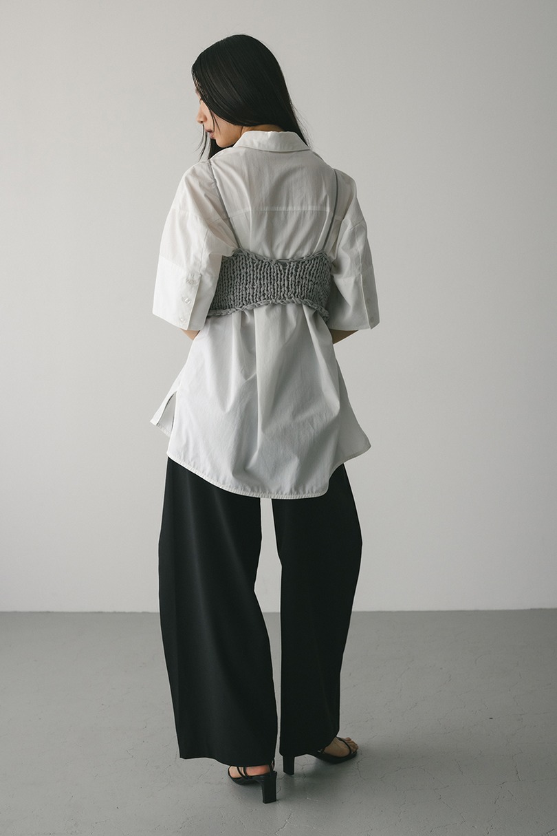 ハンドメイドニットビスチェ 詳細画像 SAX 6