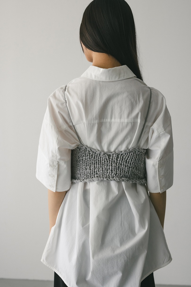 ハンドメイドニットビスチェ 詳細画像 SAX 9