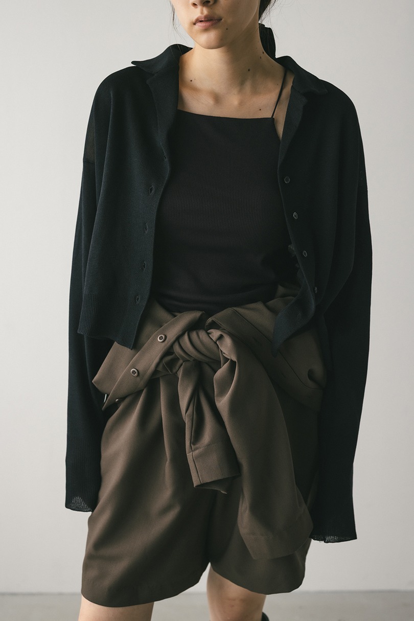 テーラーカラーニットカーデ 詳細画像 BLK 3