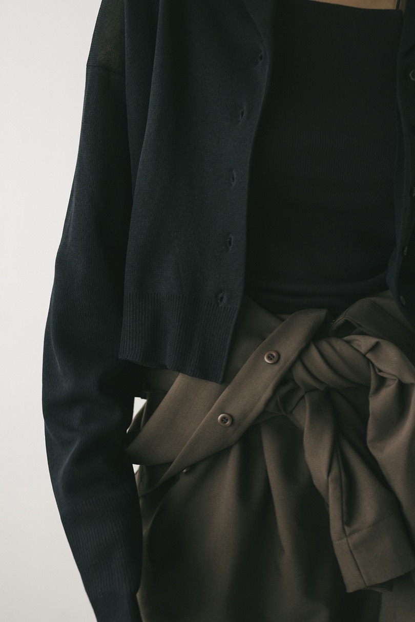 テーラーカラーニットカーデ 詳細画像 BLK 6