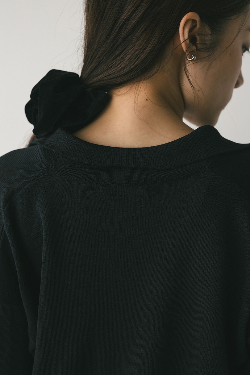 テーラーカラーニットカーデ 詳細画像 BLK 9