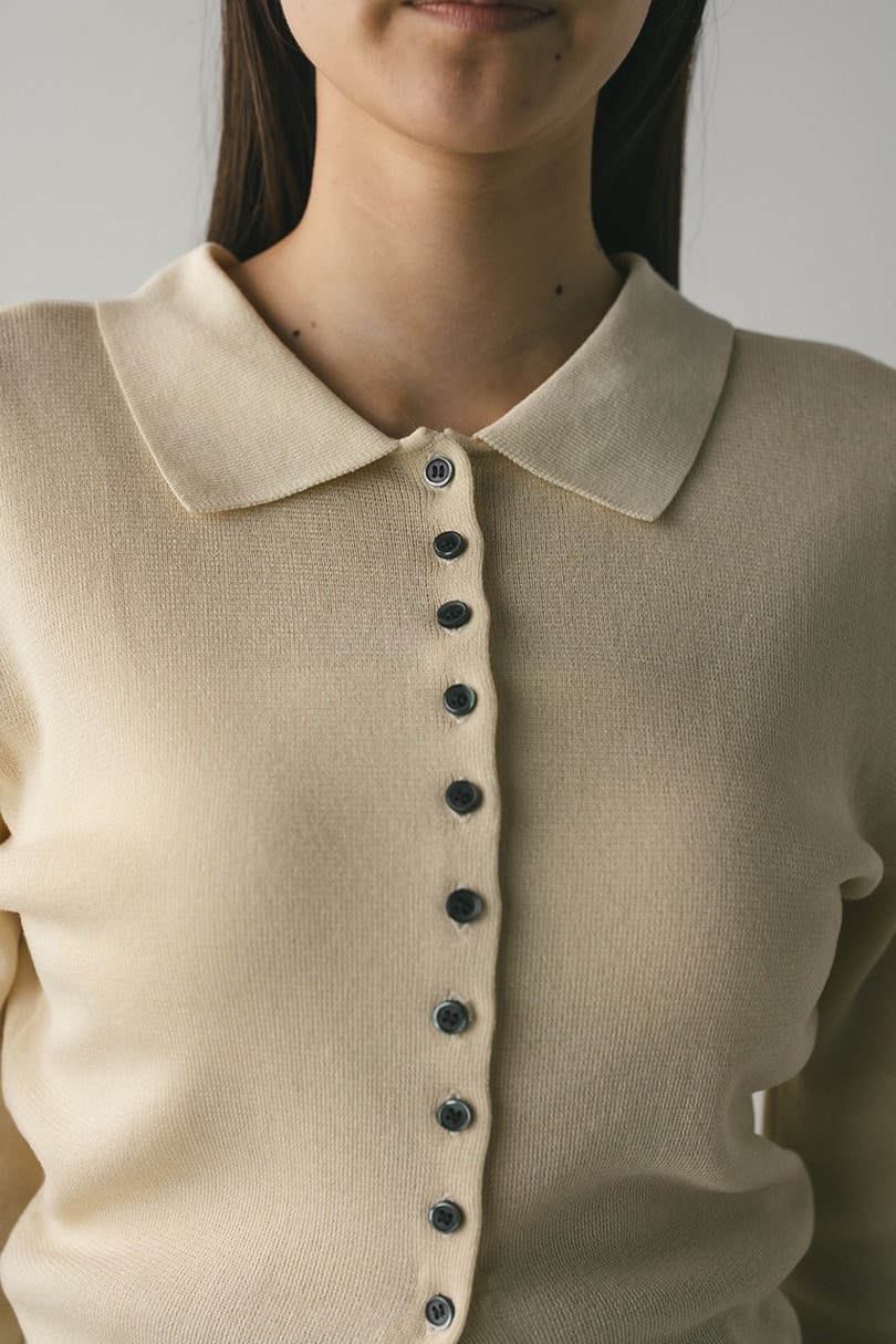 2WAYカラーニットポロ 詳細画像 IVOY 6