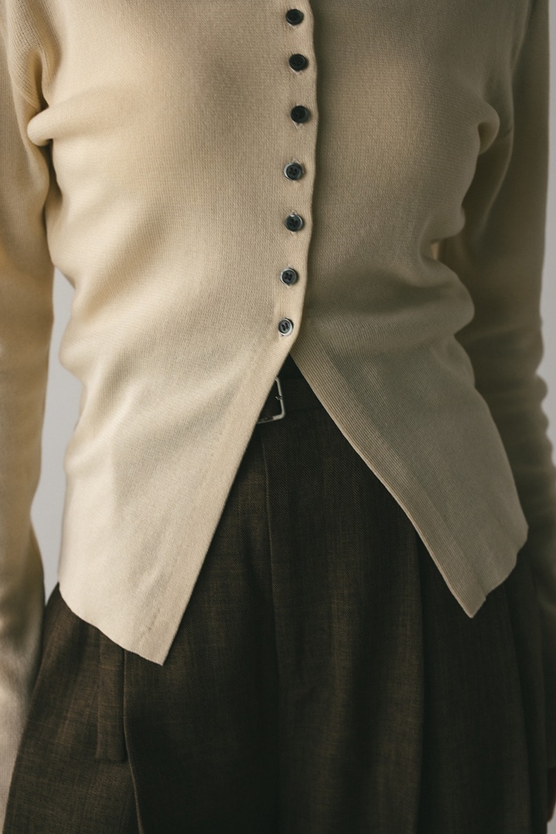 2WAYカラーニットポロ 詳細画像 IVOY 7