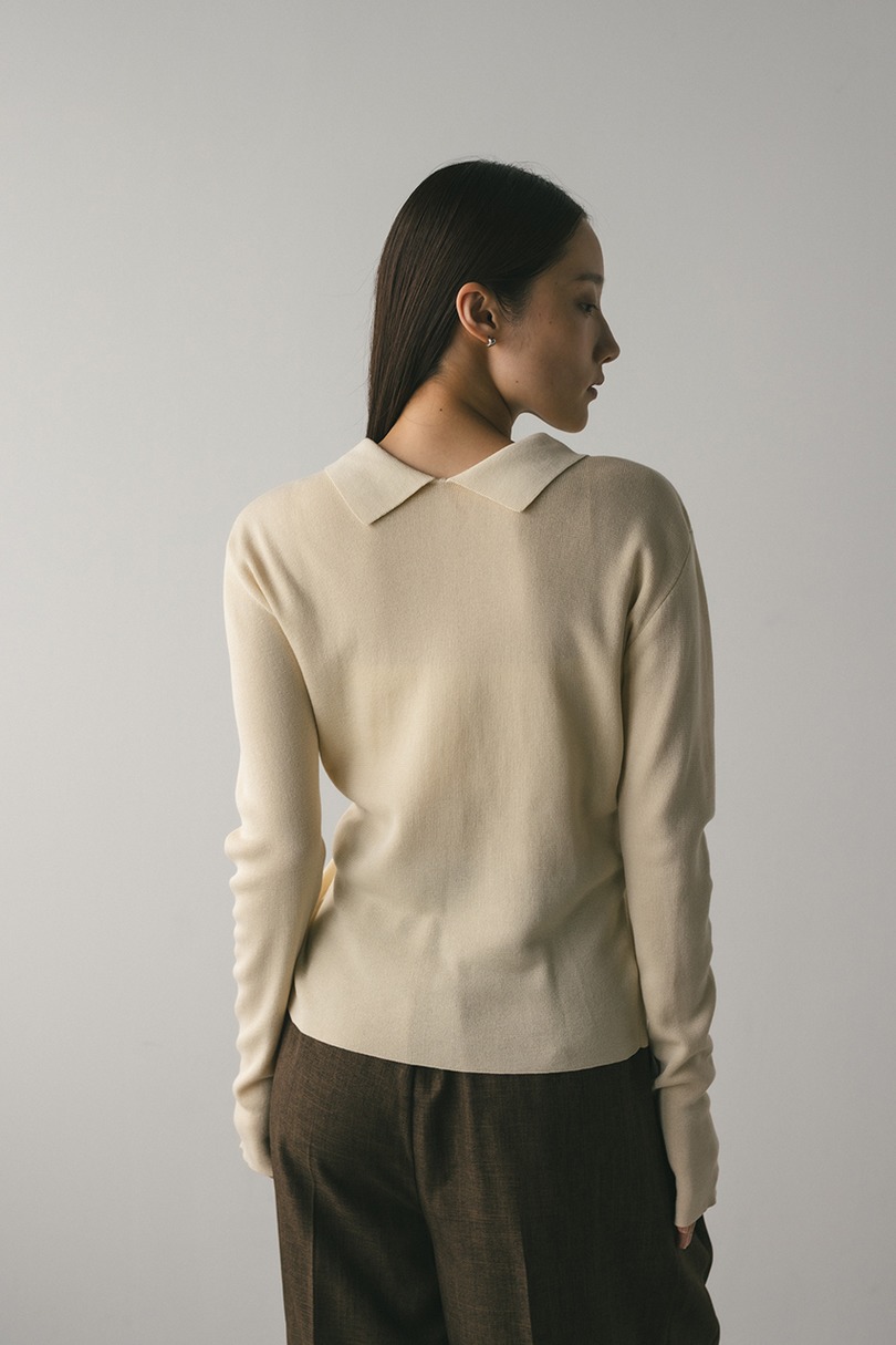 2WAYカラーニットポロ 詳細画像 IVOY 9