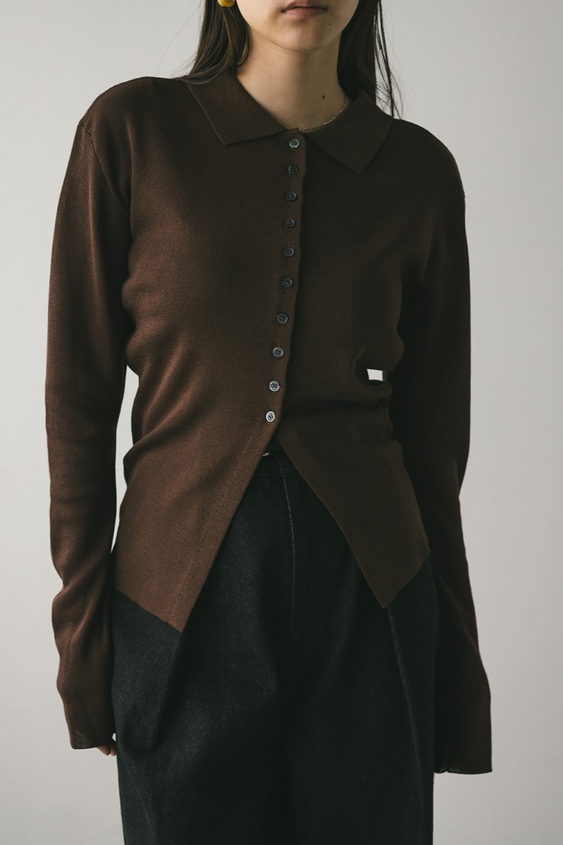 2WAYカラーニットポロ