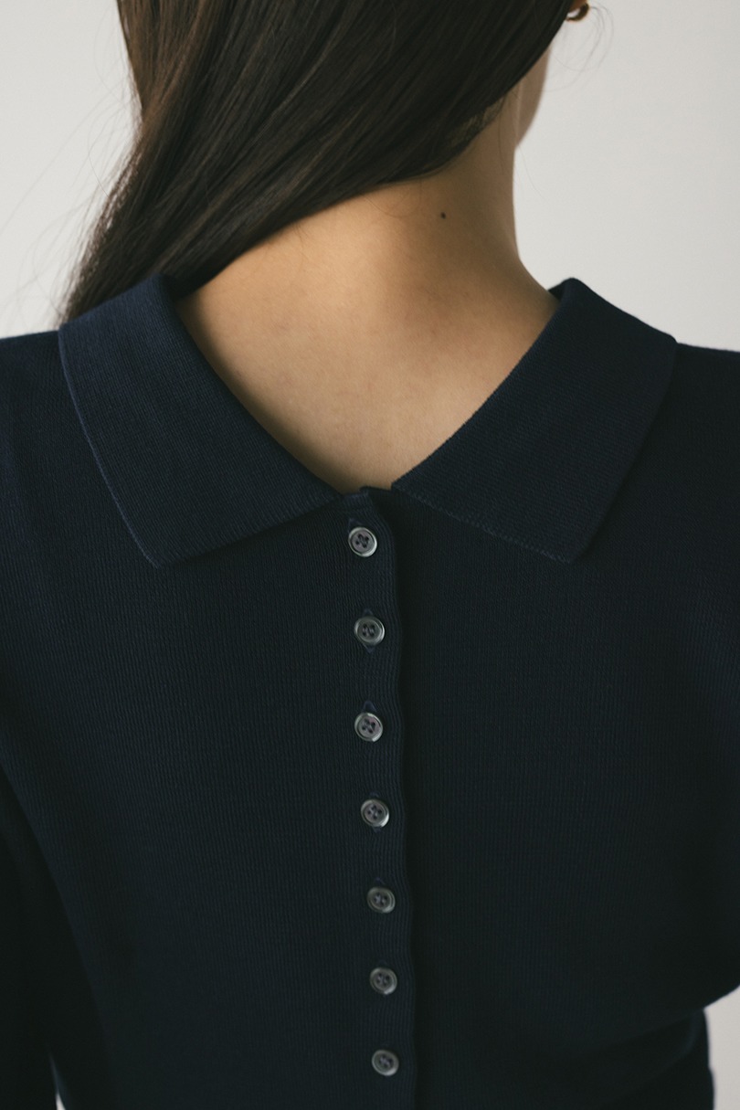 2WAYカラーニットポロ 詳細画像 NVY 10