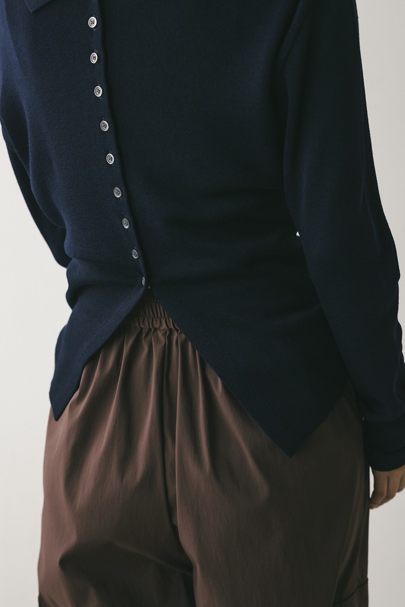 2WAYカラーニットポロ 詳細画像 NVY 11