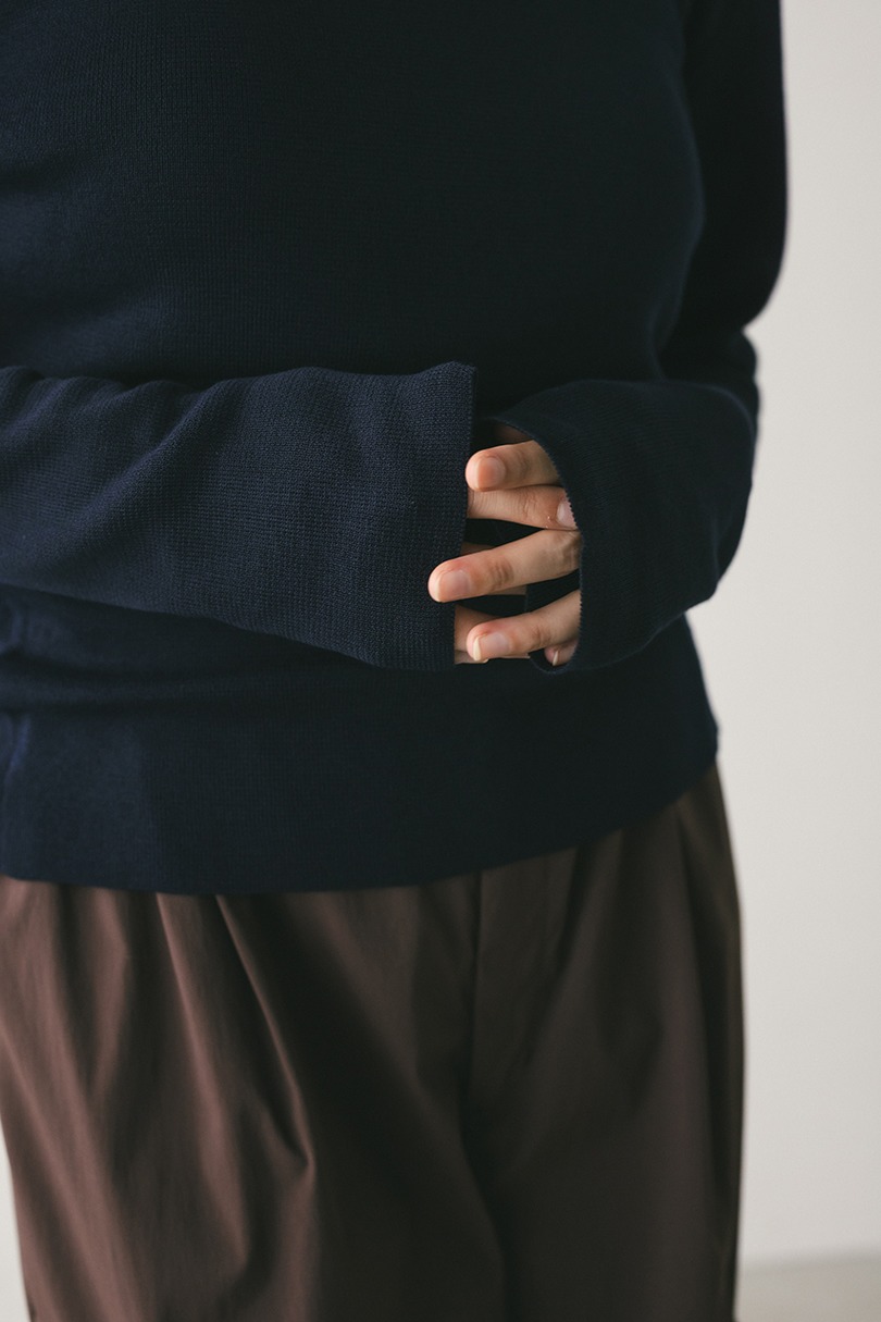 2WAYカラーニットポロ 詳細画像 NVY 9