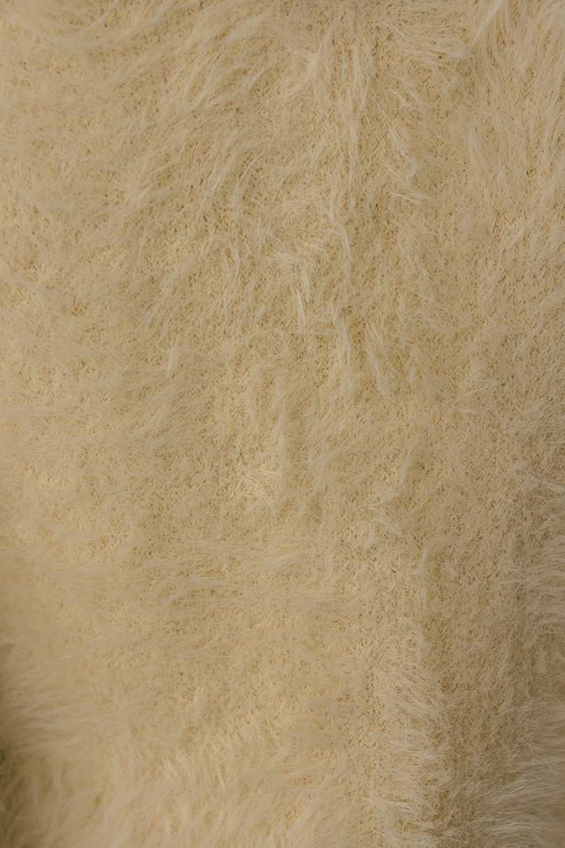 ダブルクロスシャギーニットカーデ 詳細画像 IVOY 11