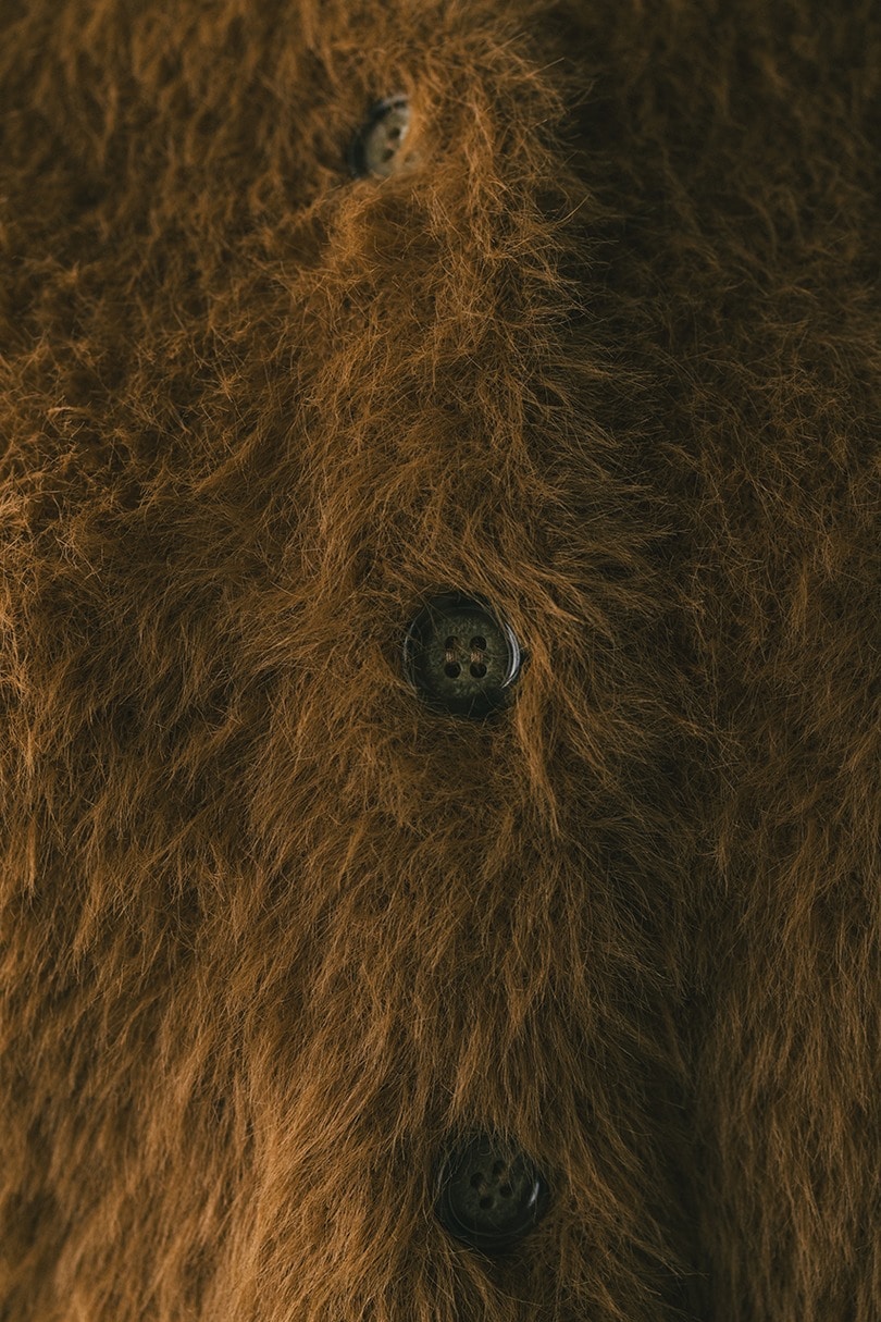 ダブルクロスシャギーニットカーデ 詳細画像 CAM 9