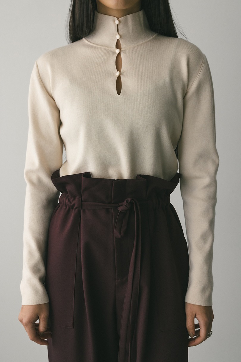 2WAYネックニットトップ 詳細画像 IVOY 3