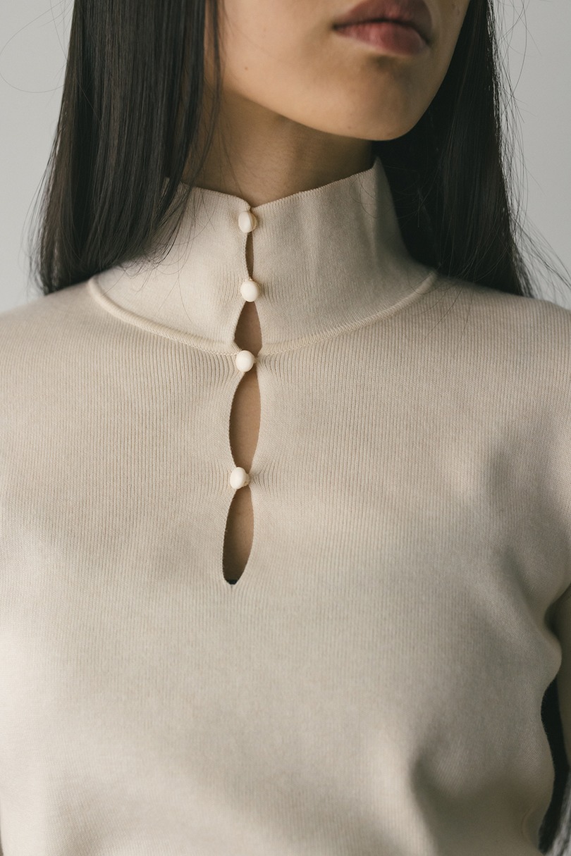 2WAYネックニットトップ 詳細画像 IVOY 4