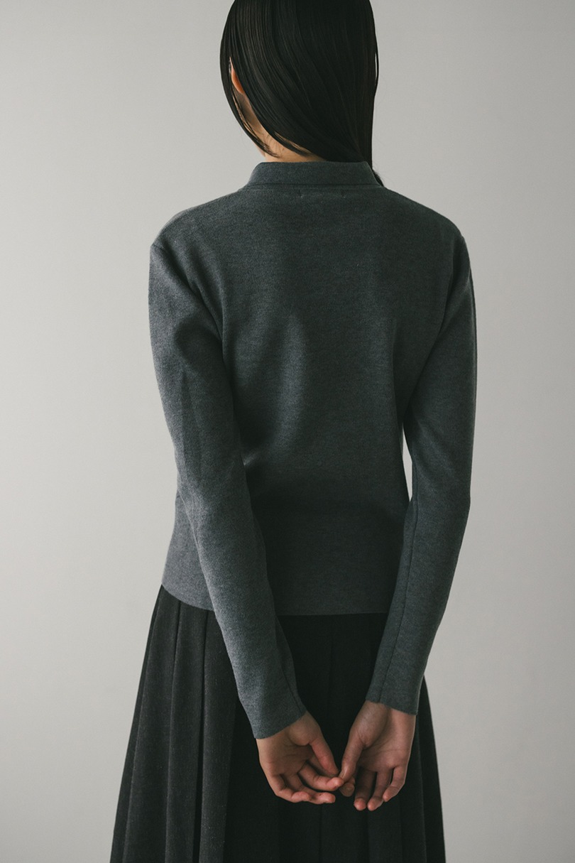 2WAYネックニットトップ 詳細画像 GRY 11