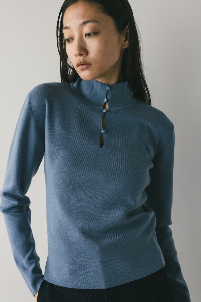 2WAYネックニットトップ