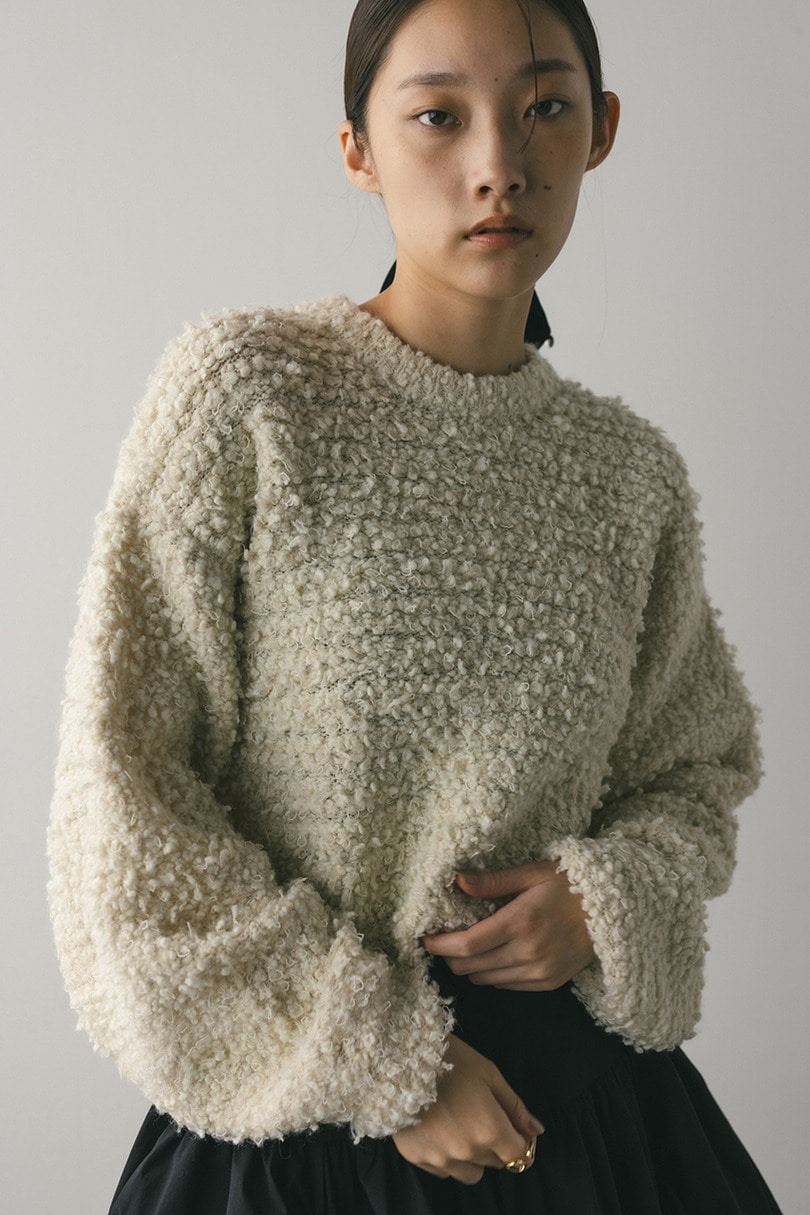 スラブミックスニットトップ 詳細画像 IVOY 2