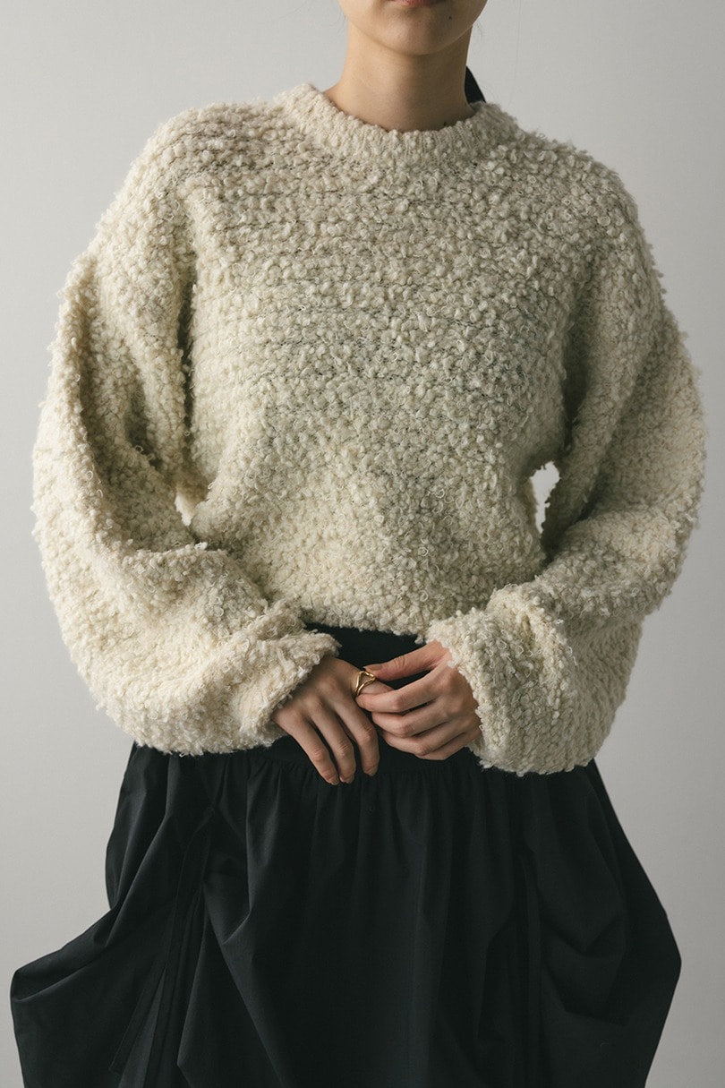 スラブミックスニットトップ 詳細画像 IVOY 3