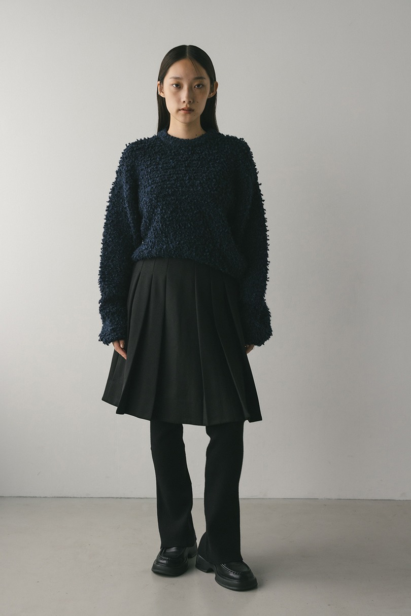 スラブミックスニットトップ 詳細画像 NVY 2