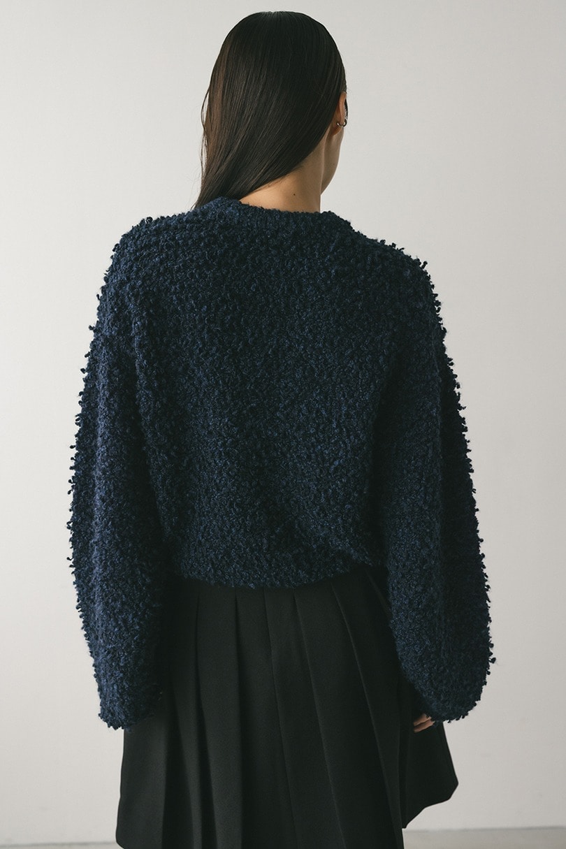 スラブミックスニットトップ 詳細画像 NVY 8