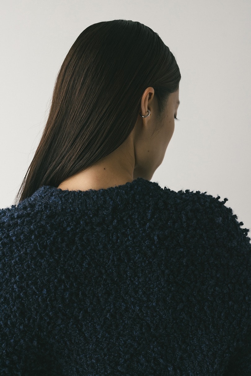 スラブミックスニットトップ 詳細画像 NVY 9