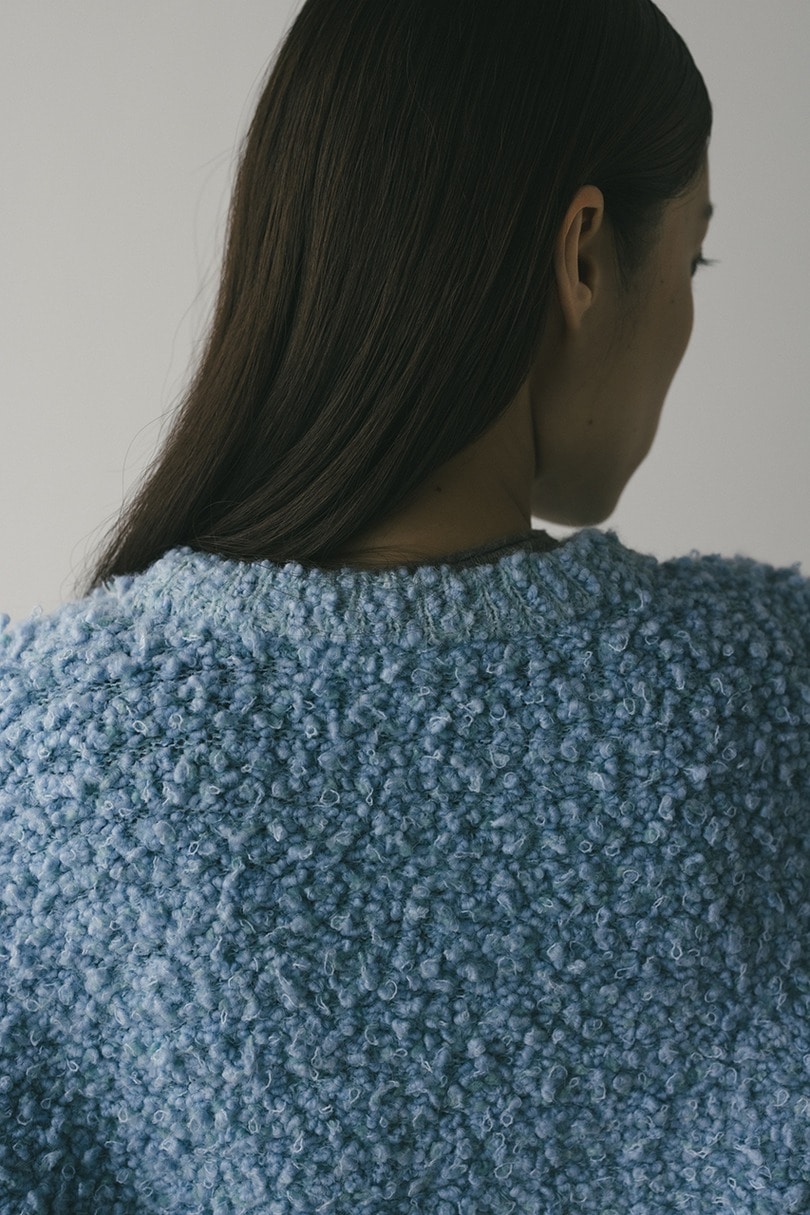 スラブミックスニットトップ 詳細画像 SAX 8