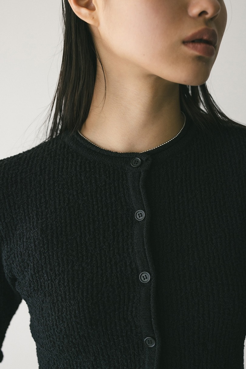 フリルヘムデザインニット 詳細画像 BLK 4