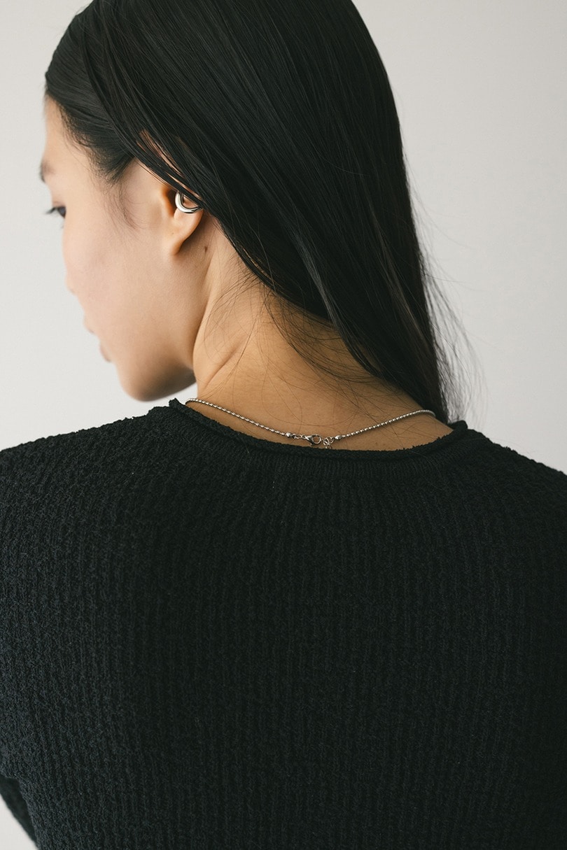 フリルヘムデザインニット 詳細画像 BLK 8