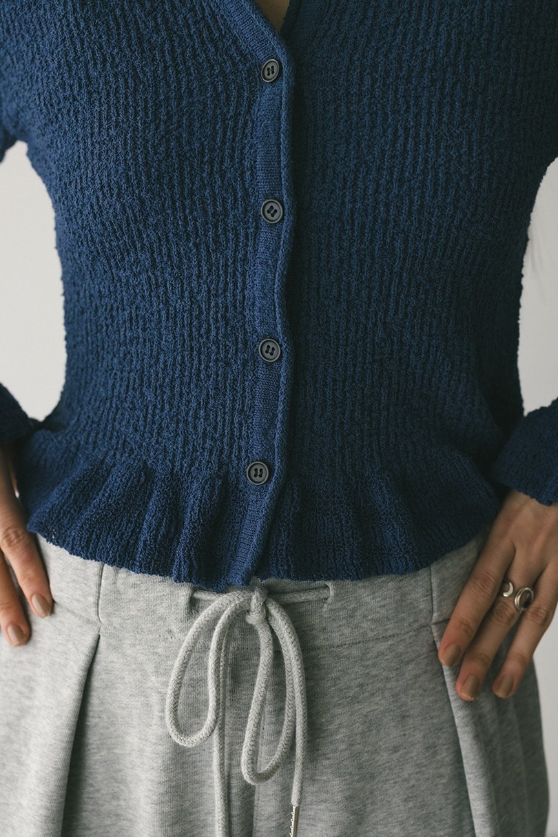 フリルヘムデザインニット 詳細画像 BLU 6