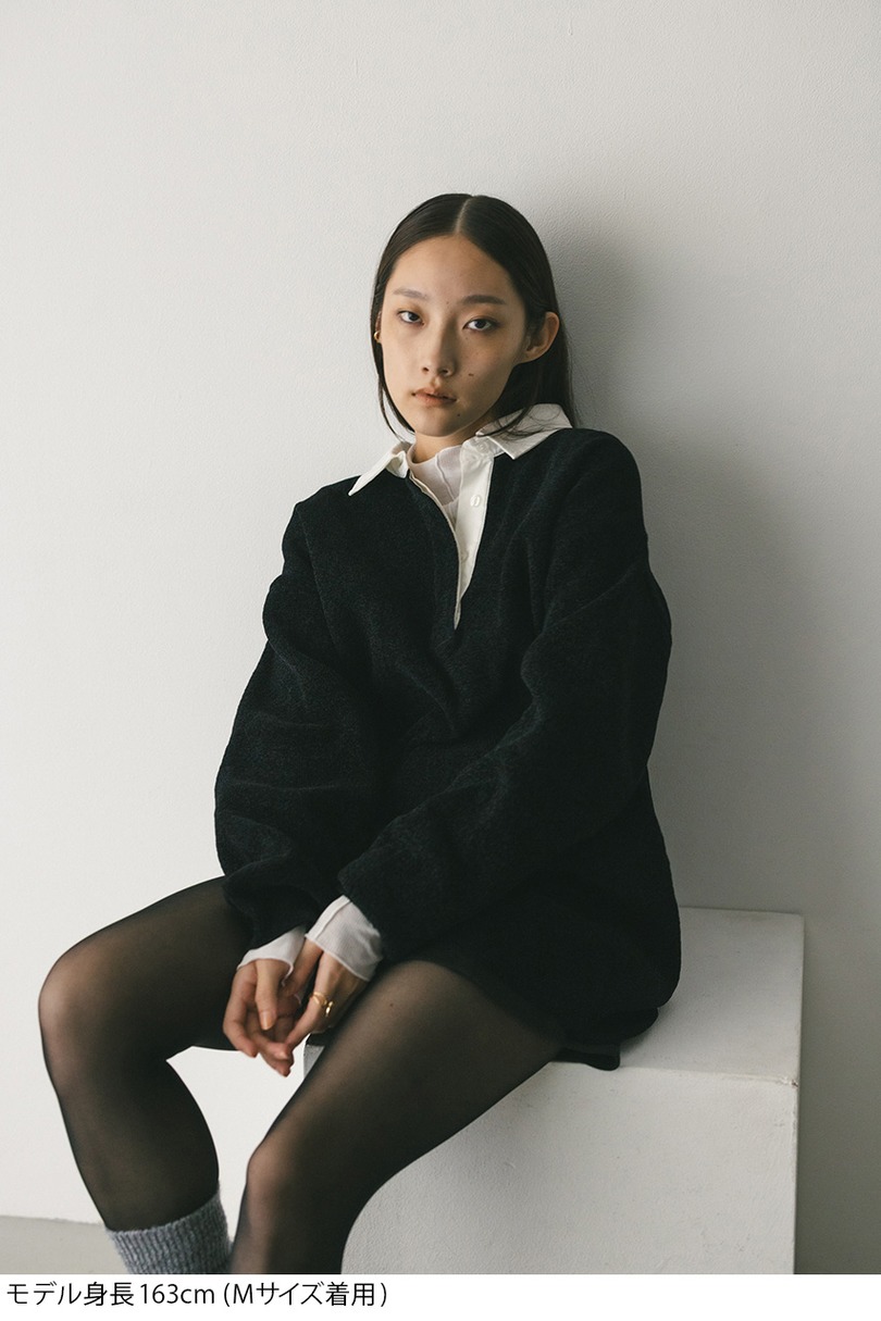 ラガーニットトップ 詳細画像 BLK 10