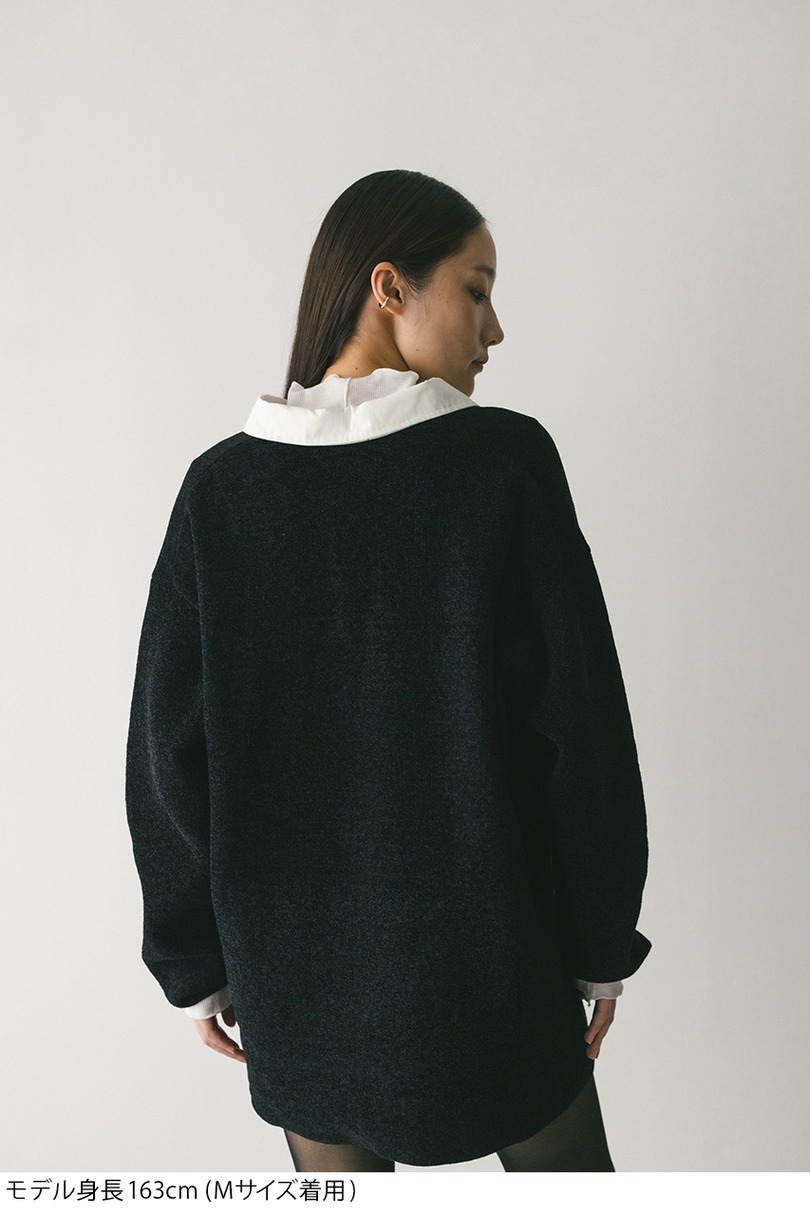 ラガーニットトップ 詳細画像 BLK 14