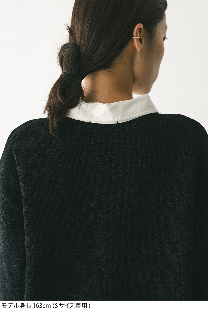 ラガーニットトップ 詳細画像 BLK 8