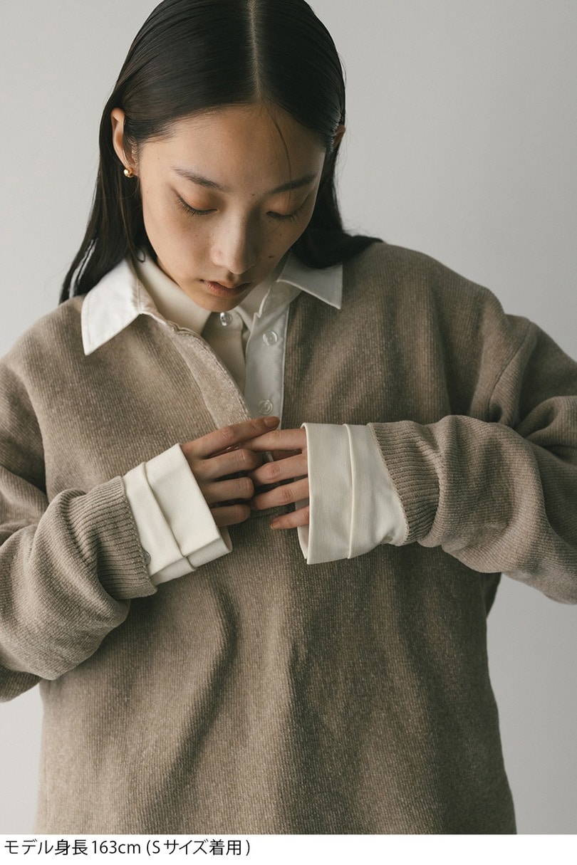 ラガーニットトップ 詳細画像 BEG 11