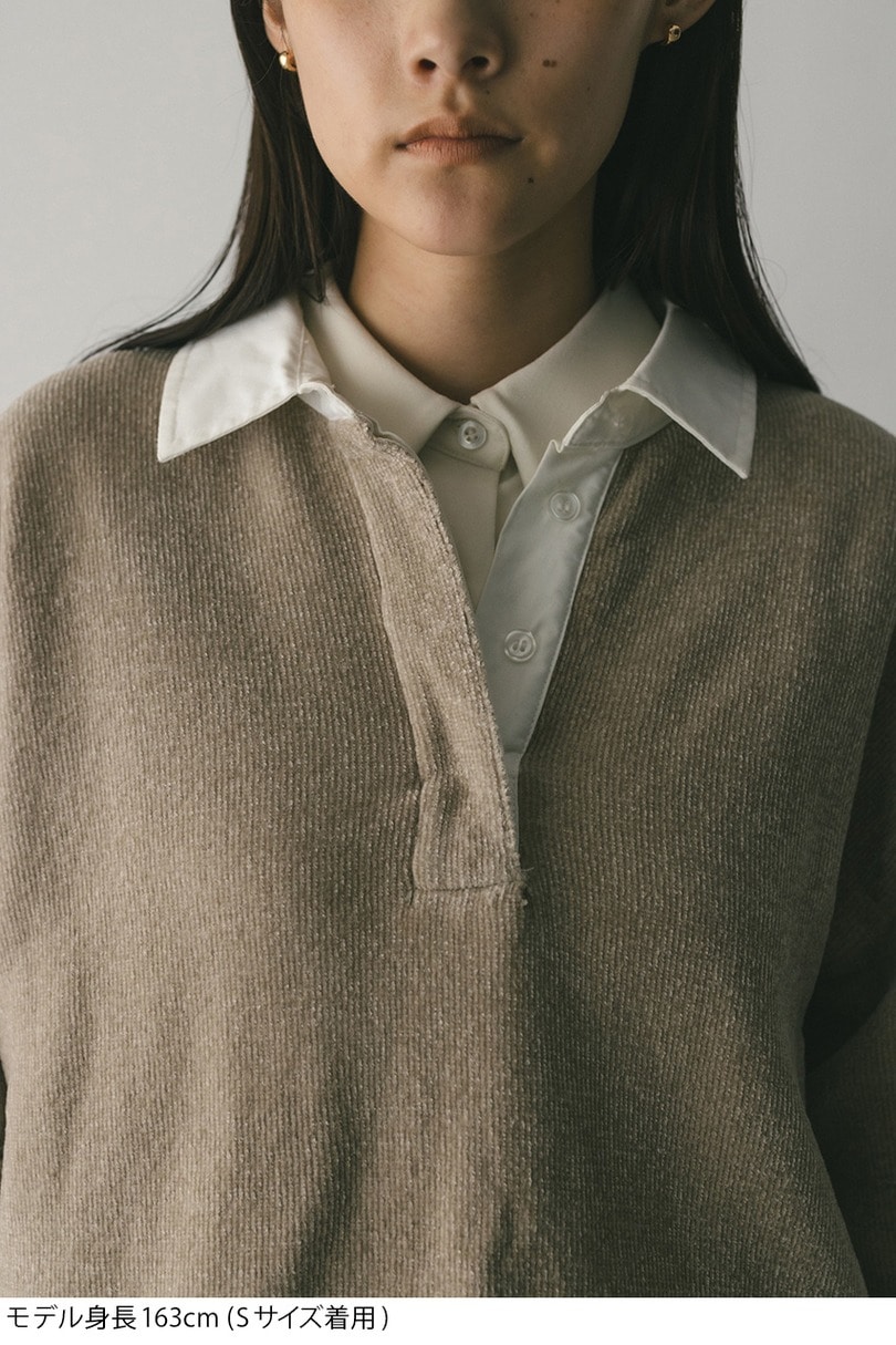 ラガーニットトップ 詳細画像 BEG 12