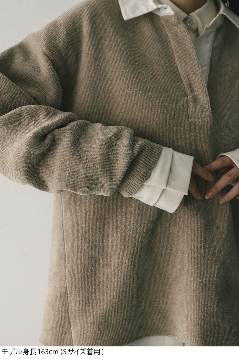 ラガーニットトップ 詳細画像 BEG 13