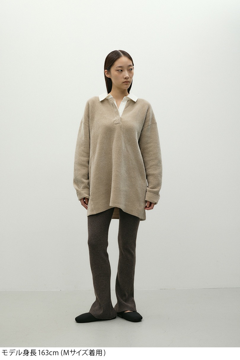 ラガーニットトップ 詳細画像 BEG 2