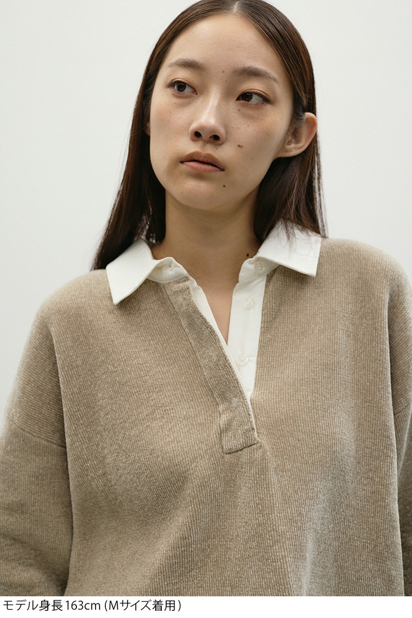 ラガーニットトップ 詳細画像 BEG 4