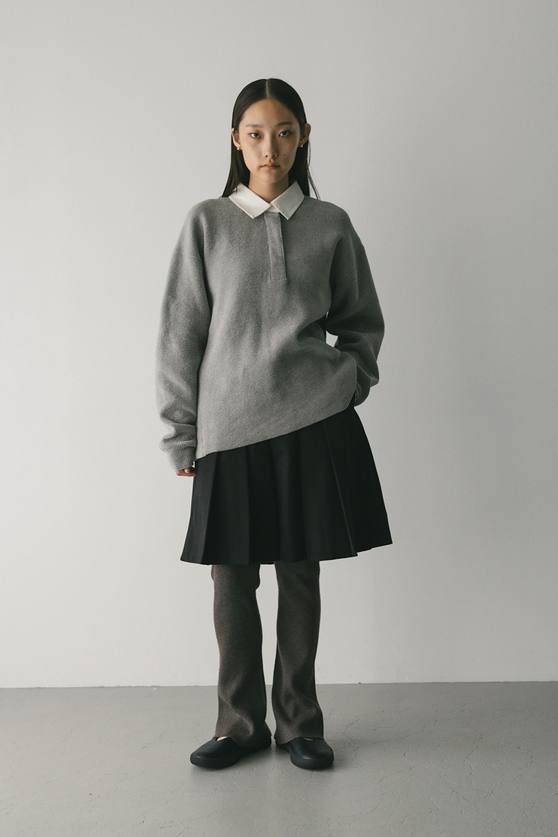 ラガーニットトップ