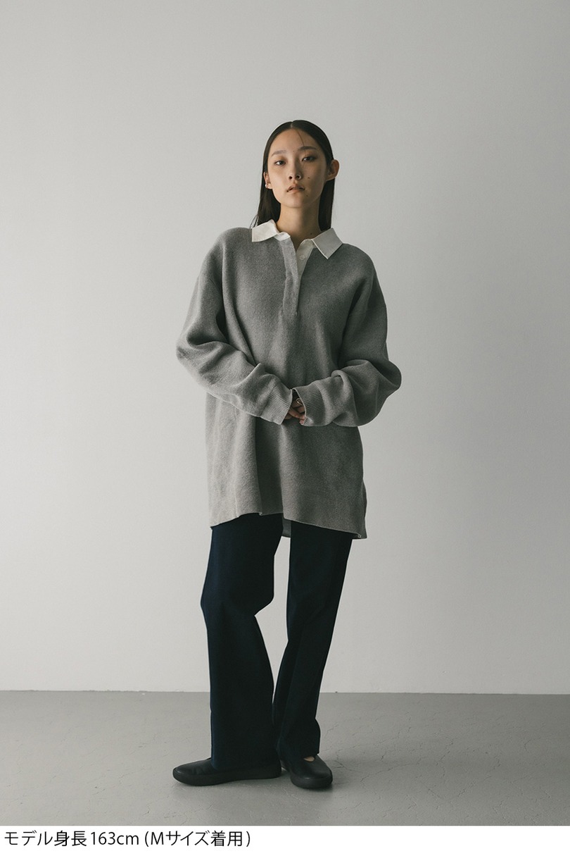 ラガーニットトップ 詳細画像 GRY 10