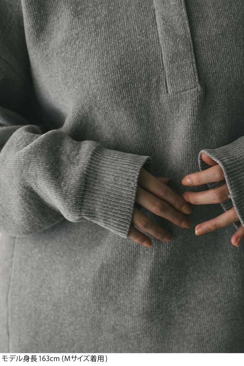 ラガーニットトップ 詳細画像 GRY 15