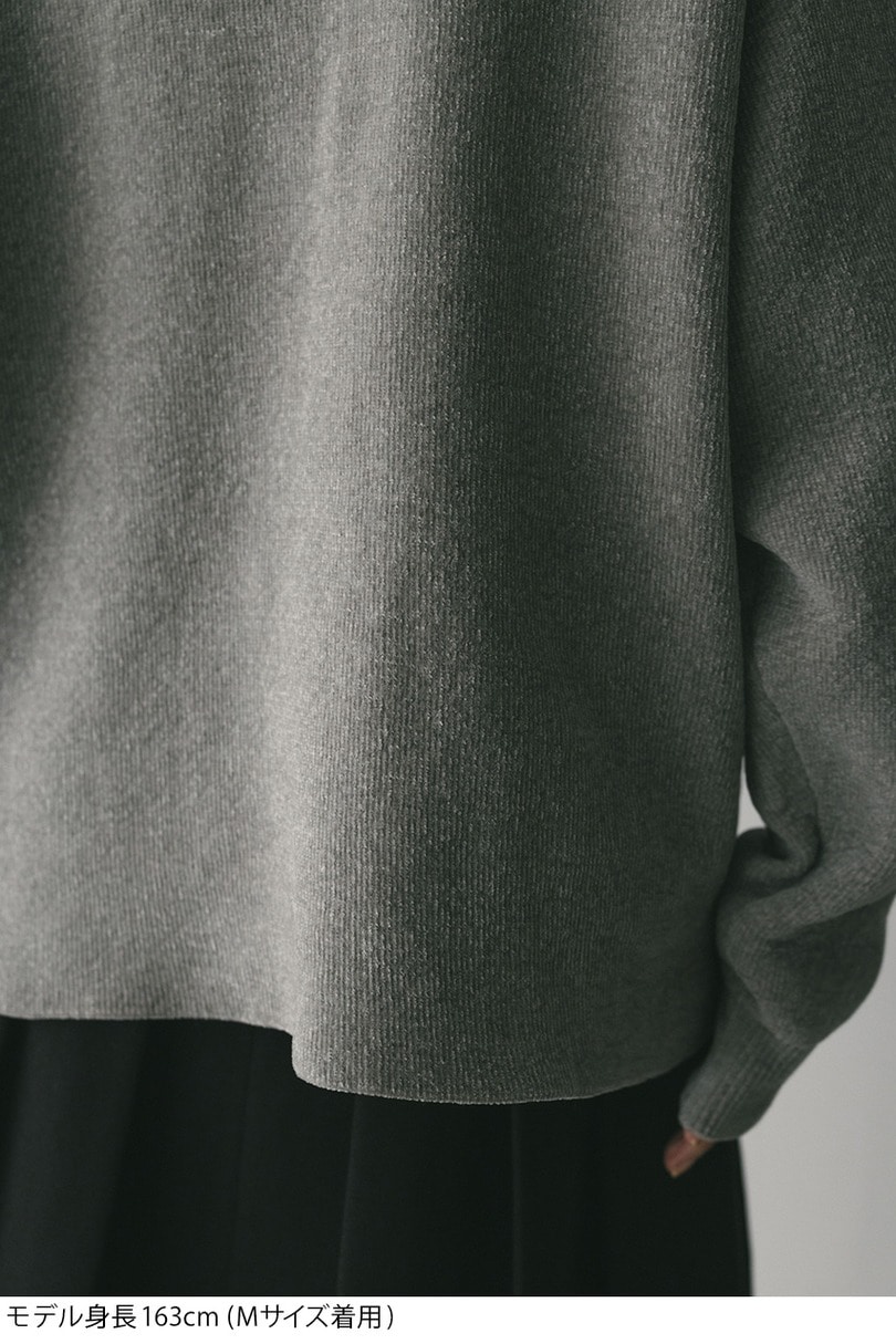ラガーニットトップ 詳細画像 GRY 16