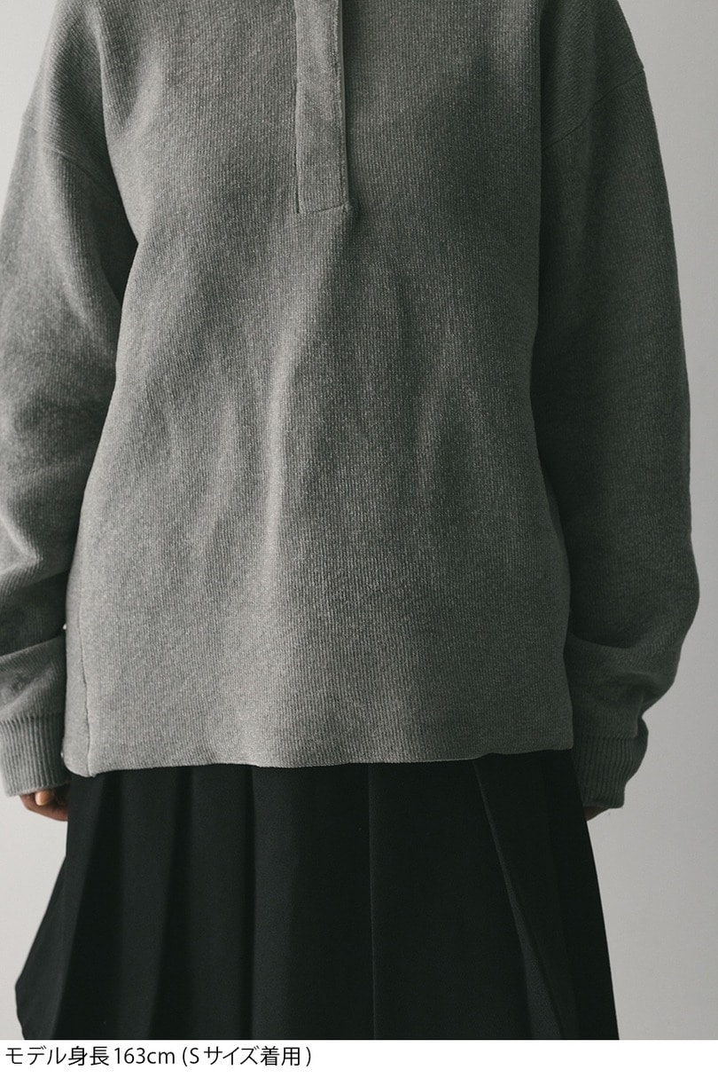 ラガーニットトップ 詳細画像 GRY 6