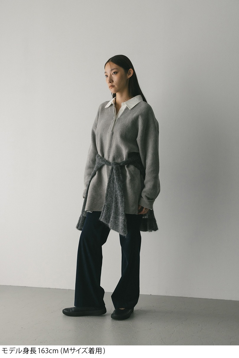 ラガーニットトップ 詳細画像 GRY 9