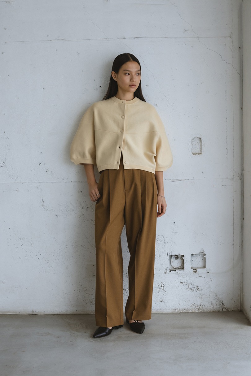 パネルフォルムカーディガン