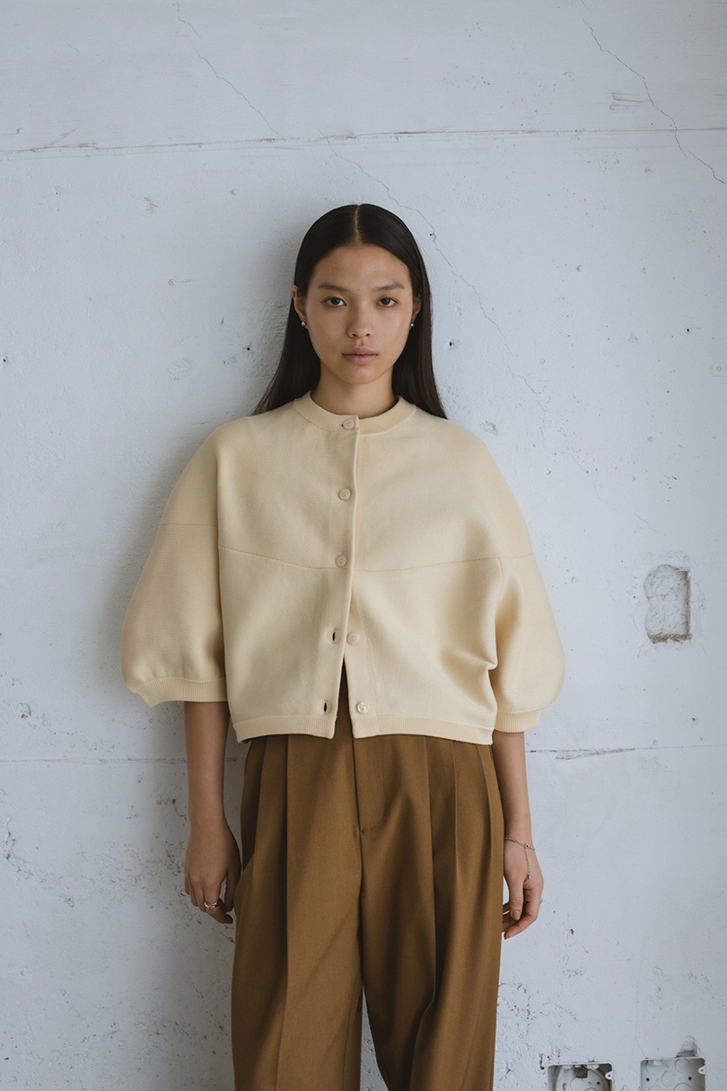パネルフォルムカーディガン 詳細画像 IVOY 3